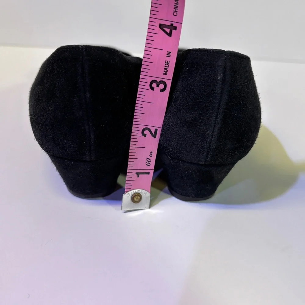 Vintage Magli Black Women's Shoes with Bow Detail